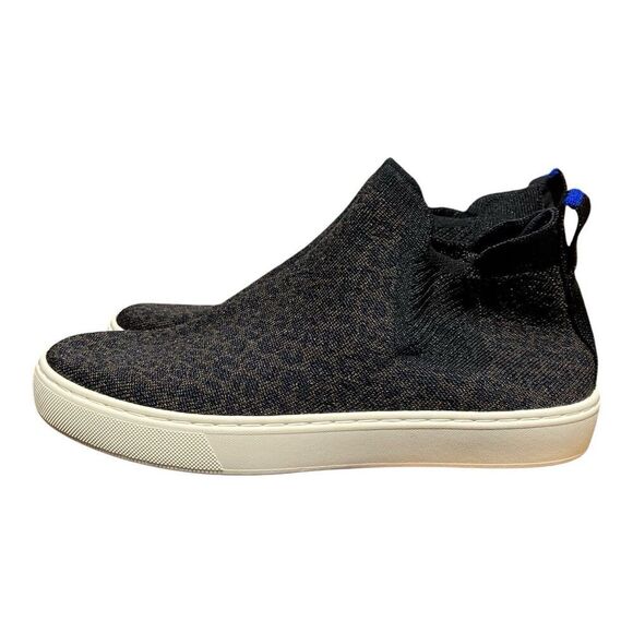 ROTHYS WMNS 7 Brown Pull On Sneaker Espresso Spot Leopard Animal Print Boot - Picture 4 of 11